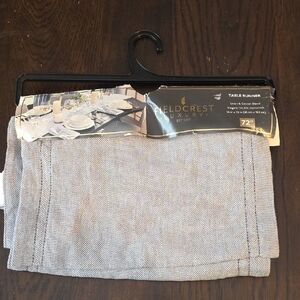 Fieldcrest Luxury Gray Table Runner
